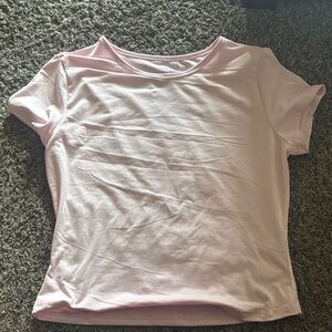 SHEIN Light Pink Short Sleeve Tee